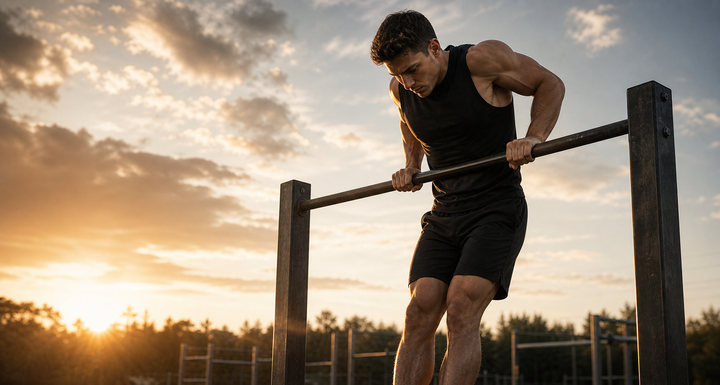 Muscle-up en barra: la historia del primer paso real